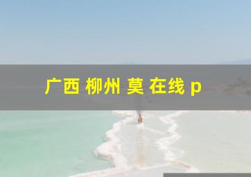 广西 柳州 莫 在线 p